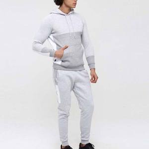 Nouveauté : Survêtements en coton de qualité supérieure avec sweats à capuche et pantalons de jogging bicolores, confortables et respirants, pour hommes - Product Image 6
