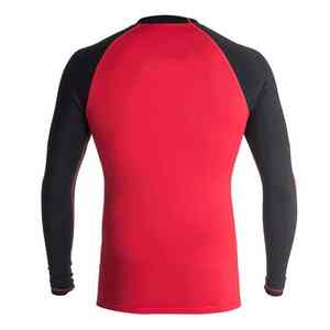 Rashguard pour homme à séchage rapide et confortable, couleur unie, manches longues, pour le fitness - Product Image 2