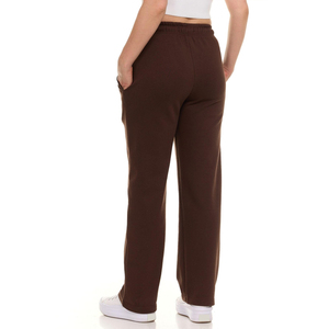 Made Trousers High Waist Straight Outdoor Breathable High Street <b>Women</b> Trousers Fleece Cotton Made Soft Wide Leg Trousers - Product Image 3