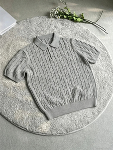 เสื้อเชิ้ตผู้ชายทรงสลิมฟิต ปักลาย แห้งเร็ว ระบายอากาศดี สไตล์กอล์ฟ ลำลอง ใส่สบายสำหรับฤดูร้อน ติดกระดุม - Product Image 4