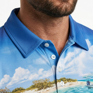 Camisa de Pesca Polo de Manga Larga de Alta Calidad con Impresión Personalizada del Fabricante/Jerseys de Pesca para Hombre para Actividades al Aire Libre - Product Image 4