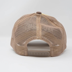Printed Trucker Hat With Soft Fabric And Mesh <b>Back</b> Adjustable Trucker Hat With Curved Visor And Breathable Mesh - Product Image 3
