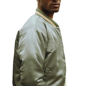 แจ็คเก็ตวาร์ซิตี้ผ้าซาตินผู้ชายแบบกลับด้านได้ แฟชั่นใหม่ปี 2026 โพลีเอสเตอร์ 100% ไซส์พลัส สำหรับใส่ในฤดูหนาว - Product Image 5