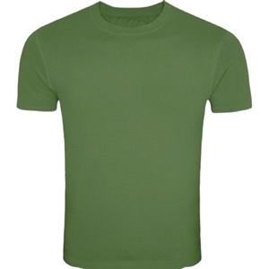 T-shirt pour homme uni, manches courtes, col rond, décontracté, très vendu, prix bas, 100% coton, orienté export, logo et design personnalisés - Product Image 4