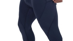 Pantalons de compression pour hommes avec poche latérale, leggings extensibles pour la course à pied, la salle de sport, l'entraînement physique, le cyclisme, vêtements de sport à séchage rapide - Product Image 4