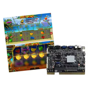 Enlace operado con monedas de doble pantalla/juego independiente Fruit of King Fruta King accesorio de máquina de entretenimiento con enchufe de EE. UU. - Product Image 1