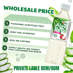 ISO HALAL KOSHER Lychee Aloe Vera Boisson Filtrée Boîte Échantillon Gratuit Private Label OEM ODM Fabricant Prix de Gros - Product Image 2