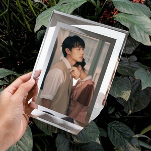 Cadre photo rectangulaire en acrylique transparent incassable et étanche avec impression UV 4 couleurs, support de table horizontal autoportant pour - Product Image 3