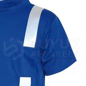 T-shirt de sécurité haute visibilité à manches courtes, respirant, réfléchissant, 100 % polyester, coupe classique, protection incendie - Product Image 6