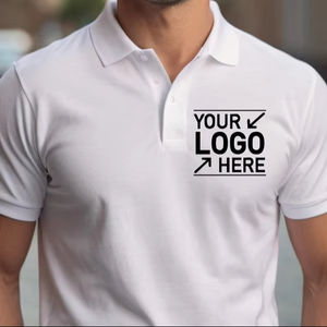 Camiseta Polo con Texto Personalizado, Polo Personalizado para Hombre y Mujer, Camisetas Polo Personalizadas con Logotipo, Polo de Trabajo, Deportes y Golf - Product Image 1