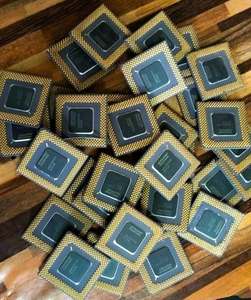 Processeur de bureau d'occasion reconditionné Pro Gold Ceramic High Grade CPU Scrap pour processeur Core Quad-Core 3.6GHz 12MB L3 Cache - Product Image 2