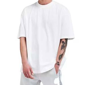 T-shirts Pro Club pour hommes, en gros, grammage lourd 250/260 GSM, coupe oversize, vierges, 100% coton, personnalisables OEM - Product Image 1
