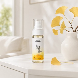 Brume tonifiante hydratante, brume visage aux peptides, soin éclatant pour la peau, extrait de feuille de ginkgo, soin visage OEM, brume visage botanique à la feuille de ginkgo - Product Image 4