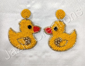 Pendientes de aro con cuentas de semillas hechos a mano bohemias 2024, pendientes Huggie con cuentas Miyuki, geometría creativa, accesorio de fiesta de moda colorido - Product Image 5