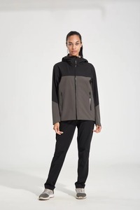 Premium Men's Waterproof <b>Soft</b> <b>Shell</b> <b>Jacket</b> With <b>Hood</b> Zip Fly Color Blocked Outdoor Hiking Wear Regular Fit - Product Image 4