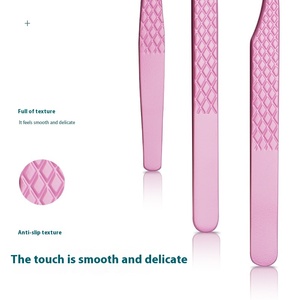 Pinzas de Precisión Antiestáticas de Acero Inoxidable para Pestañas y Cejas, Venta al por Mayor de Fábrica SHEARS BEAUTY - Product Image 2