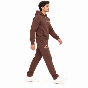 Conjunto Deportivo de Dos Piezas para Hombre al por Mayor, Personalizado con Impresión y Bordado, Antibacterial, Transpirable, 100% Algodón - Product Image 2