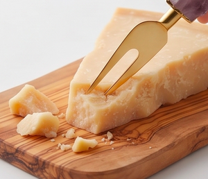 Gold <b>Cheese</b> <b>Knife</b> <b>Set</b> With Amethyst Stone Handle Stainless Steel Blades Handcrafted For Elegant Table Use And Wedding Use - Product Image 5
