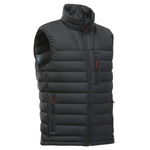 Veste sans manches personnalisée, style streetwear, respirante, imperméable, coupe-vent, veste matelassée pour homme, chaude - Product Image 2