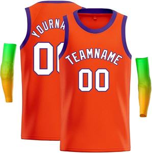 บริการ OEM เสื้อกีฬาแขนกุดแบบยูนิฟอร์มสำหรับขาย เสื้อบาสเก็ตบอลผู้ชายแบบใหม่สั่งทำได้ แห้งเร็ว ตัดเย็บอัตโนมัติสองด้าน - Product Image 4