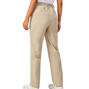 Ultimate Comfort Golf Pants Made of Quality Polyester Cotton <b>Material</b> Flexibility Breathable Custom Color Golf Pants Women's - Product Image 2