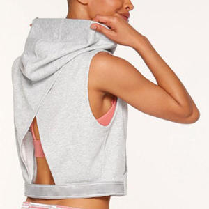 Sudaderas con Capucha Unisex de Alta Calidad para Hombre y Mujer, Ropa Deportiva, Camisetas sin Mangas, Tops Cortos, Sudaderas con Capucha Lisas para Mujer - Product Image 1