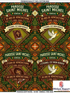 ผ้าพิมพ์ลายแอฟริกัน ผู้ผลิตตามสั่ง สำหรับงานคริสตจักร งานประชุม งานฉลองครบรอบ ชุดยูนิฟอร์ม โรงงานสิ่งทอ - Product Image 6