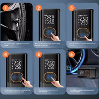 Pompe à air électrique sans fil miniature personnalisée, gonfleur de pneus portable rechargeable sans fil pour la maison, la voiture, la moto, le vélo