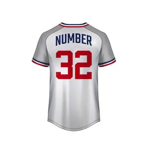 Camisetas de béisbol personalizadas de primera calidad Diseño de rayas retro con patrón 3D personalizado para equipos Clubes Ligas - Product Image 6