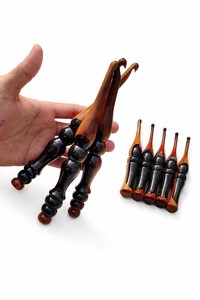 Handmade Rosewood & Resin <b>Crochet</b> <b>Hook</b> – Ergonomic <b>Crochet</b> Needles for Yarn Knitting - Product Image 3