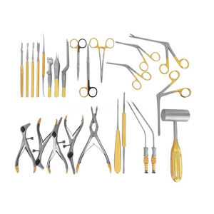 Juego de 82 Piezas de Instrumentos de Rinoplastia para Cirugía Plástica Mayor, de Acero Inoxidable de Alta Calidad, Manual, por Mahfooz Instrument - Product Image 1