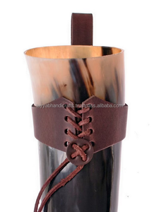 Cuerno vikingo de búfalo antiguo, soporte de cuerno de tamaño personalizado, utensilios de cocina de estilo náutico de animales ecológicos, uso doméstico en Hotel, Ágata - Product Image 2