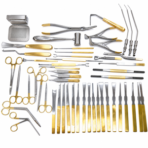 Ensemble d'instruments de rhinoplastie de qualité supérieure Akramed Surgical, 50 pièces, en acier inoxydable, kit de chirurgie plastique nasale ORL, certifié CE ISO13485 - Product Image 1