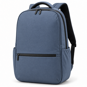 Grand sac à dos pour ordinateur portable géométrique moderne et respirant, grande capacité, doublure en polyester et nylon résistant à l'eau, fermeture éclair - Product Image 1