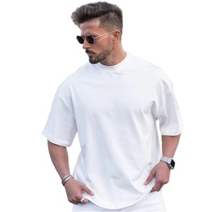 Camiseta de Hombre de Talla Grande, Tejido de Poliéster/Algodón Grueso, Transpirable, Ecológica, Corte Regular - Product Image 5