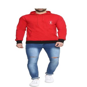 ผู้ผลิต OEM รับผลิตเสื้อฮู้ดดี้โอเวอร์ไซส์สำหรับผู้ชาย ผ้าโพลีเอสเตอร์/คอตตอนเนื้อหนา คุณภาพสูง สำหรับฤดูหนาว - Product Image 3