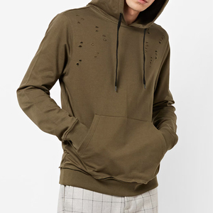 Sweat-shirts à capuche pour hommes de qualité supérieure, effet usé, délavé par le soleil, coupe oversize, épaules tombantes, 100% coton molletonné, style vintage personnalisé - Product Image 2