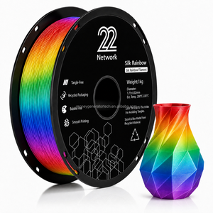 ไส้พิมพ์ 3 มิติ Silk PLA ขนาด 1.75 มม. น้ำหนัก 1 กก. สีเมทัลลิกเงา แบบสามสีรุ้ง ขายส่งจำนวนมาก 22Network - Product Image 5