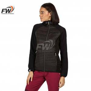 แจ็คเก็ตพัฟเฟอร์สั้นสำหรับผู้หญิง ดีไซน์ล่าสุดจากโรงงานผู้ผลิต (OEM) คุณภาพสูง แจ็คเก็ตพัฟเฟอร์กันลมแบบซิปสำหรับฤดูหนาวสำหรับผู้หญิง  รับผลิตตามแบบ - Product Image 4