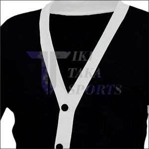 Cárdigan de Punto para Mujer, Superventas de Verano, Acrílico Sólido, Casual, Cuello en V, Manga Larga, Transpirable, con Bolsillos y Botones Simples - Product Image 6