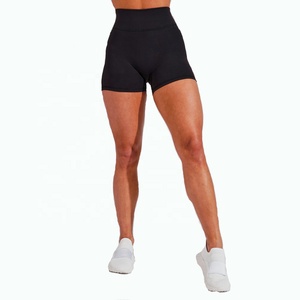 Women's High-Waisted <b>Tummy</b> <b>Control</b> High Compression Sports Shorts Solid Pattern Lightweight Breathable Quick Dry - Product Image 6
