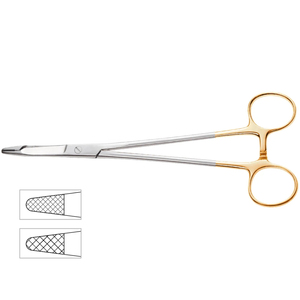 Portaagujas y Tijeras Olsen Hegar Onyx Combo de Carburo de Tungsteno 4000 2500, Mandíbula 4-0 3-0, Portaagujas para Corte de Suturas de Vaslcare - Product Image 1