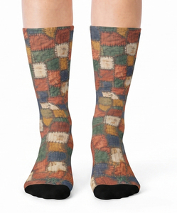 Chaussettes montantes sublimées pour femmes, respirantes, pour usage quotidien, style classique, mode automne, décontractées, 100 % coton - Product Image 6