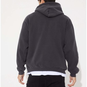 Casual Outdoor Wear Acid <b>Wash</b> Breathable Full Zip Us Long Sleeve Hoodies Men OEM Hoodies and Sweatshirts for <b>Boys</b> - Product Image 4