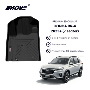 Hon Da BRV 2023 Doublures de véhicule sur mesure Tapis de voiture TPE tous temps antidérapants prêts à être expédiés - Product Image 2