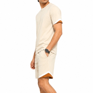 Men Premium T Shirt And <b>Shorts</b> Set Premium Summer Set Comfortable Daily Wear Modern Casual Fashion Soft Cotton Comfort Urban - Product Image 4