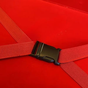 Estuche rígido personalizado para mandil y collar de regalia masónica, maletín de cuero suave con cierres metálicos, MDF de 2 mm, hebillas de plástico de 5 mm, cinturones elásticos. - Product Image 4