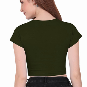 Ropa de mujer más vendida, ropa de verano, camiseta corta 100% algodón para mujer, en venta en línea - Product Image 5