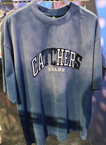 เสื้อยืดโอเวอร์ไซส์สตรีทแวร์สั่งทำพิเศษ ลดราคาพิเศษ ผ้าฝ้าย 100% ปักลาย วินเทจ ล้างสีแบบแอซิด ซันเฟด สกรีนลาย สำหรับผู้ชาย - Product Image 3