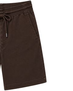 Customized Dark Brown <b>Men</b> Casual Bermuda <b>Shorts</b> Summer Drawstring Beach <b>Shorts</b> Lightweight Relaxed Fit Cotton Blend <b>Shorts</b> - Product Image 4